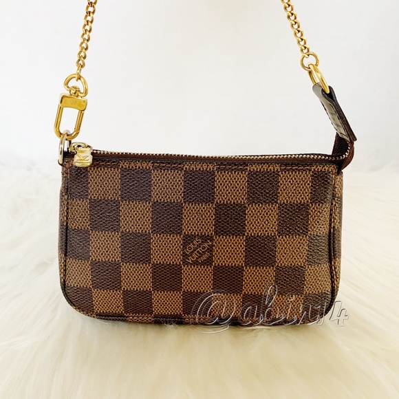 Louis Vuitton Mini Pochette Accessoires Damier Ebene - Picture 9 of 13